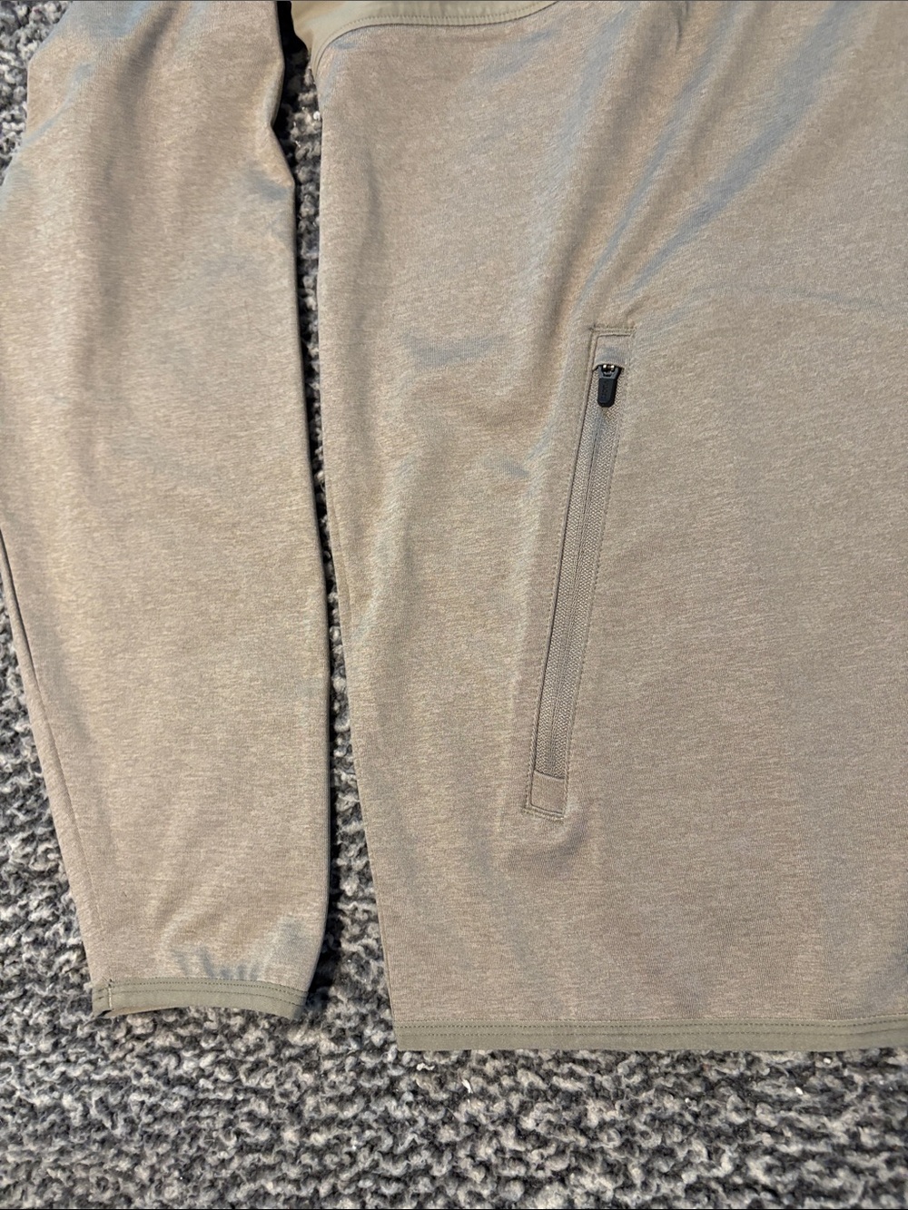 Vuori Men’s Size XL Sunday Element Jacket in Biscotti Heather NWT! - Picture 5 of 12